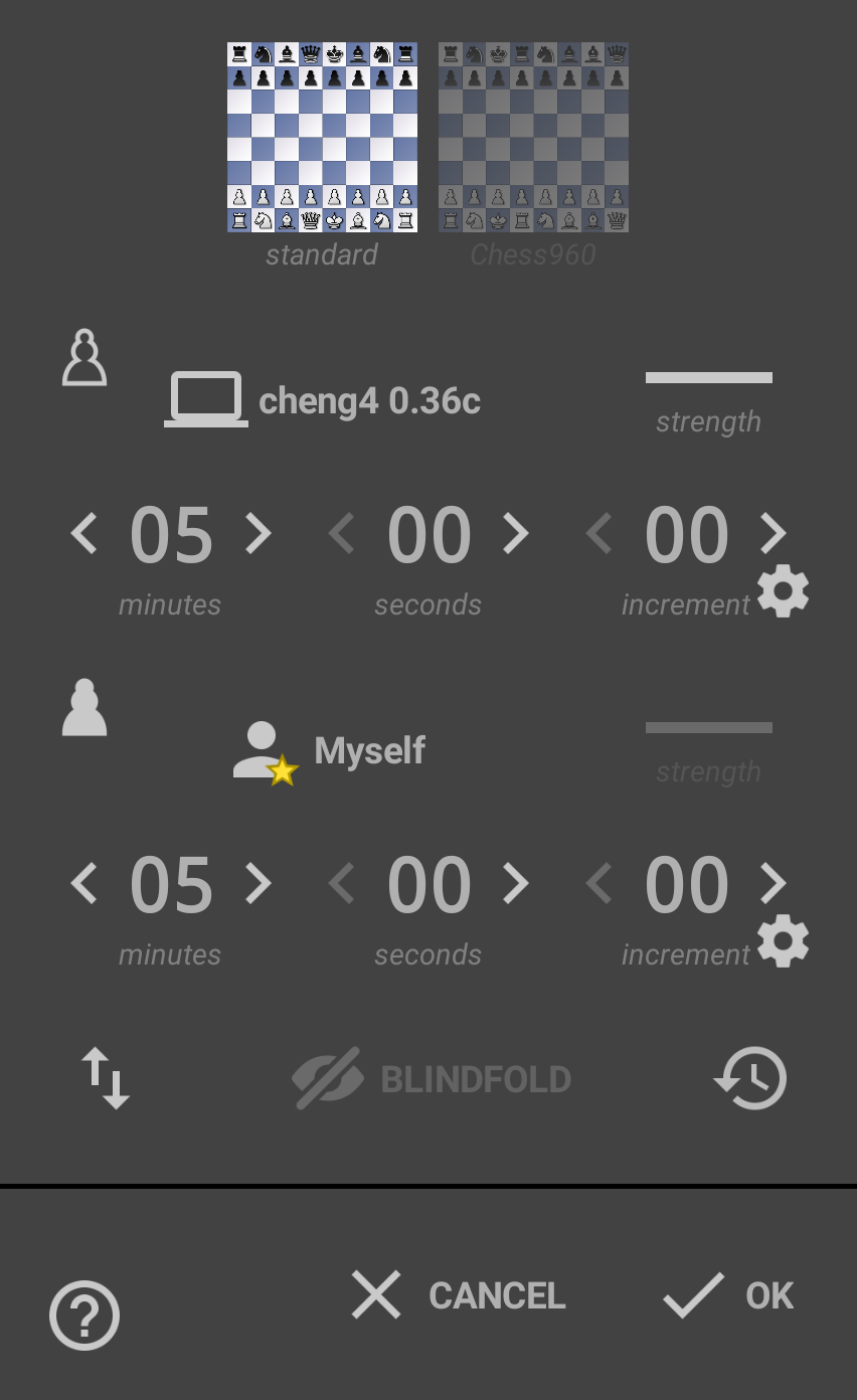 The play dialog