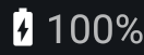 The “battery” status icon